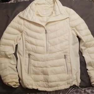 Calvin Klein puffer half zip coat